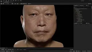 Real time rendering of Vface in UE5.4_SuperRigging metahuman