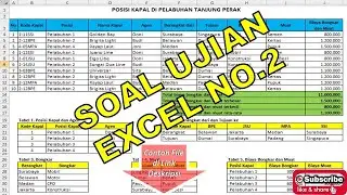 Soal Ujian Excel Posisi Kapal