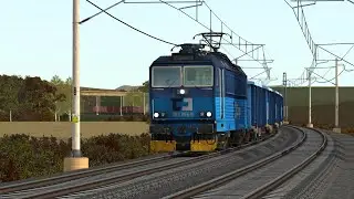 Таймлапс: поездка на ČDC 363 058-9 (ES 499.1058) по участку Vlkov - Roztoky в RailWorks