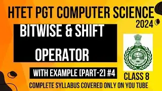 Bitwise Operator in Python & example|Python Shift Operator |Left Shift Operator|Right Shift Operator