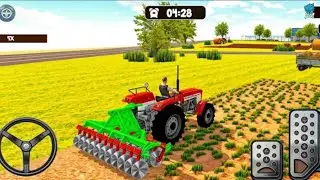Real Indian Tractor Driving Simulator Farming Transporter Truck - Android GamePlay