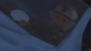 He's going over that cliff!