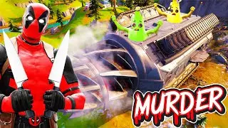 Fortnite MURDER in the GIANT DRILL (totally sick) with @odumanpique & youngcodi the real