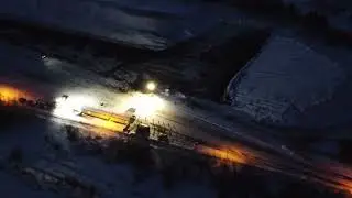 Aerial View of 3100 Conroy Rd Ottawa 2022-02-18 6h06pm