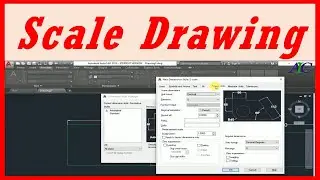 Scale drawing without changing dimensions