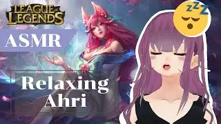 [ASMR Gaming] League of Legends Relaxing Gameplay for Sleeping 😴 Spirit Blossom Ahri Mid