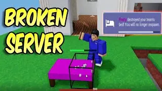 When You Break Your Own Bed.. (Roblox BedWARS)