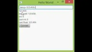 Get number (int, float) from part of a string