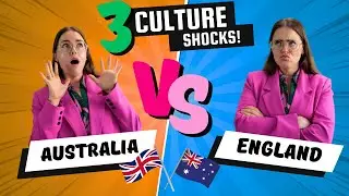 Australia Vs England! 3 Weird Culture Shocks when travelling to Australia!