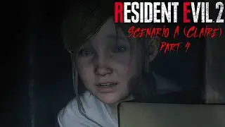 Resident Evil 2| Scenario A (Claire) Part 4- Fighting Sherry's Dad, the Mutant Monster