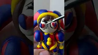 I made Pomni 😯 wooow 😲plasticine animation