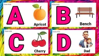 Alphabets / A B C D / Learn English alphabets for kids and children @Elatekidz-ql1yk