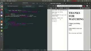 Coding A Real Time Editor With HTML CSS And Javascript