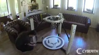 Cyberith Virtualizer Third Prototype Assembly in about 10 Minutes