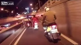 Fails 2017   Accident With A Girl On Moto