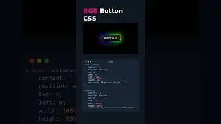 RGB Button CSS Only! 👻 