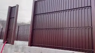 Устройство металлического забора - Технополимер