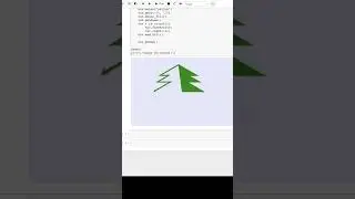 Christmas tree in python notebook with Turtle