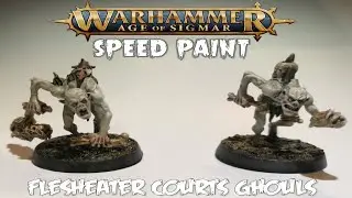 Speed Paint Flesheater Courts Ghouls