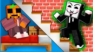 Me Escondi de UN HACKER en Una SALA SECRETA en Minecraft!