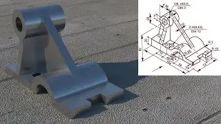How to draw 3d model in SketchUp #2