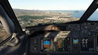 LANDING TENERIFE SOUTH BOEING 737-800