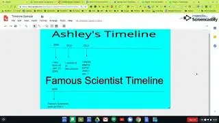 Timelines in Google Drawings