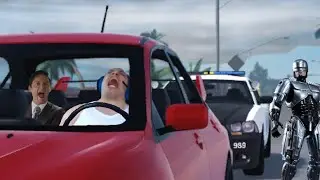 Robocop pulls over Tyler1 and Tobey Maguire
