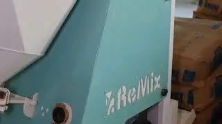 Штукатурная станция ReMix L Slim Plus в работе