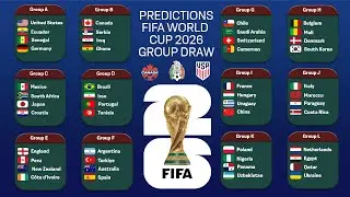 Predictions FIFA World Cup 2026 Group Draw - USA-Mexico-Canada