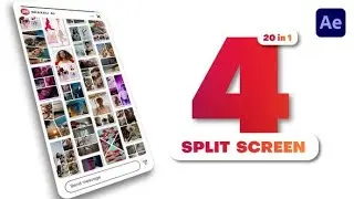 After Effects Template: Vertical Multiscreen