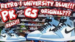 TE ENSEÑO EL RETRO 1 UNIVERSITY BLUE PK REAL MEJOR QUE G5 SNEAKERS ZHANG PROVEEDOR DIRECTO DE CHINA