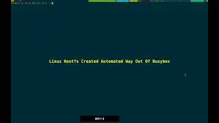 Linux Automated Way Of Creating Rootfs Out Of Busybox 2024_07_03_03:40:14