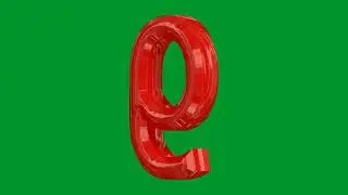 Green screen numbers 1 to 10