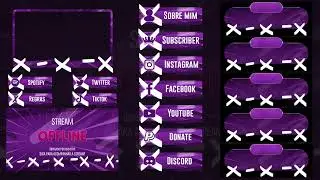 Stream Overlay Animado - do Tavin Com Avatar Desenhado