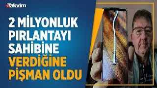 Yolda bulduğu 2 milyonluk pırlanta kolyeyi sahibine teslim ettiğine pişman oldu! Sahibi tersledi