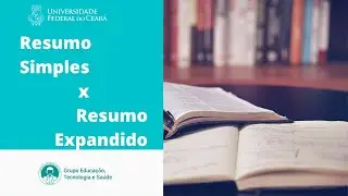 Diferença entre Resumo Simples e Expandido