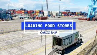 Loading Food Stores On A Cargo Ship | Life At Sea