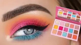 ColourPop x Malibu Barbie Eyeshadow Palette | Colorful Eye Makeup Tutorial