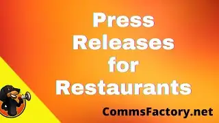 Press Releases and Restaurant Marketing