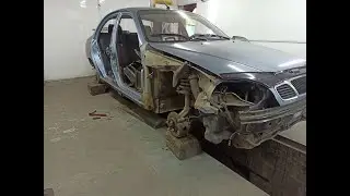 The body of the Deo Lanos, the thrust sills, wings, etc. Daewoo Lanos