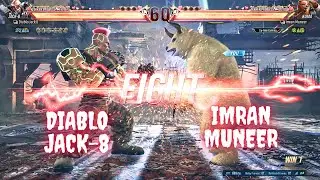 DIABLO (JACK-8) VS IMRAN MUNEER  (KUMA) || TEKKEN 8