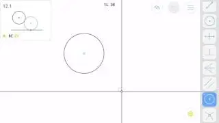 Euclidea 12.1 (Mu 1) Solution [incomplete] walkthrough