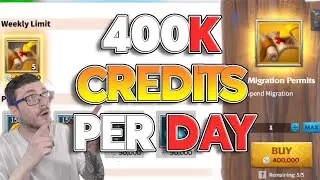 How To Farm Permits EASY! 400K Credits PER DAY! | Call of Dragons Migration Guide