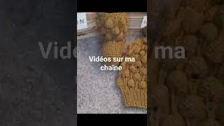 chaussons framboise video sur ma chaîne