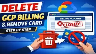 How to Delete Billing Account on Google Cloud (GCP) | Remove Debit Card Step by Step