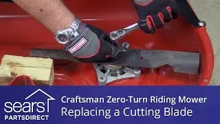 How to Replace a Craftsman Zero-Turn Riding Mower Cutting Blade