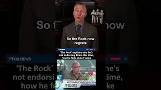The Rock Regrets Endorsing Biden in 2020 - Won’t Do It Again 