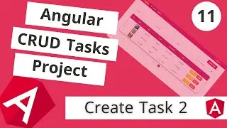 #11 Create New Task With Form Data in Angular Part 2  [Arabic] | CRUD Angular Project