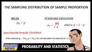 SAMPLING DISTRIBUTION OF SAMPLING PROPORTION